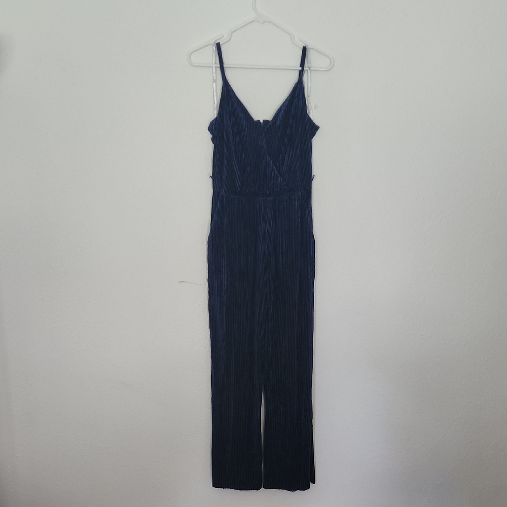 LAUNDRY BY SHELLI SEGAL: Blue Jumpsuit